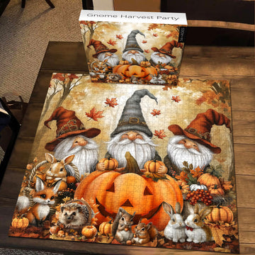 Gnome Harvest Party puzzle puzzle 1000 pezzi
